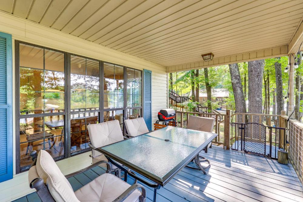 Waterfront Wheeler Lake Home with Furnished Deck